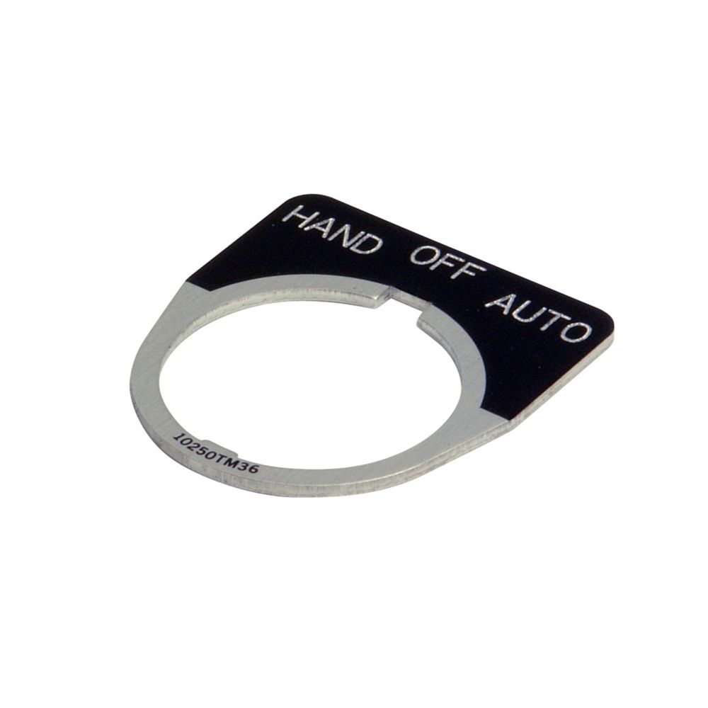 10250TM51 - Eaton Cutler-Hammer - 1/2 Round Pushbutton Legend Plate