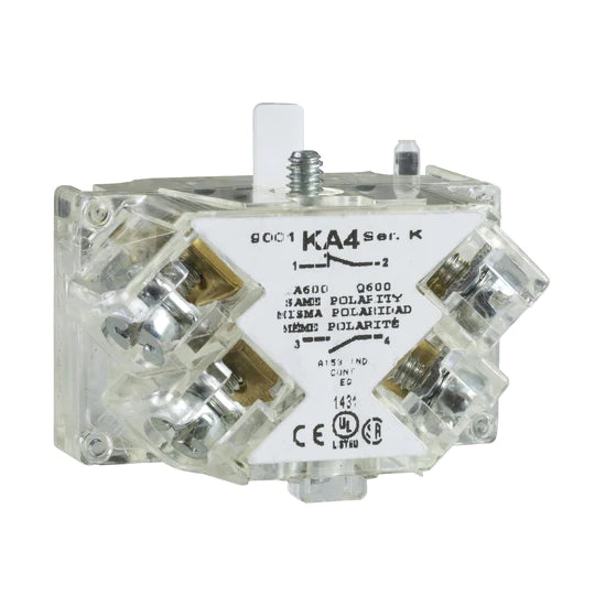 9001KA1 - Schneider Electric - Square D 10 Amp Pushbutton Contact Block