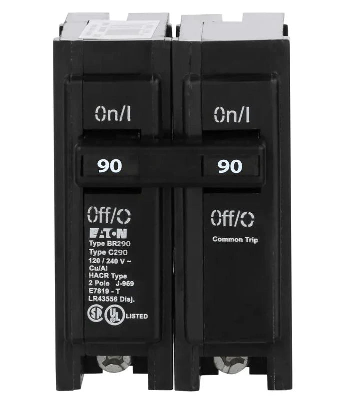 BR290 - Eaton Cutler-Hammer - Plug-In 90 Amp 240 Volt 2 Pole Circuit Breaker