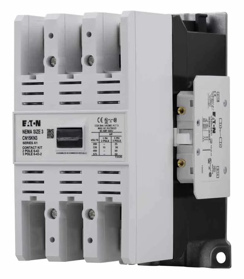 CN15KN3C - Eaton Cutler-Hammer - 3 Pole 90 Amp 600 Volt Magnetic Contactors