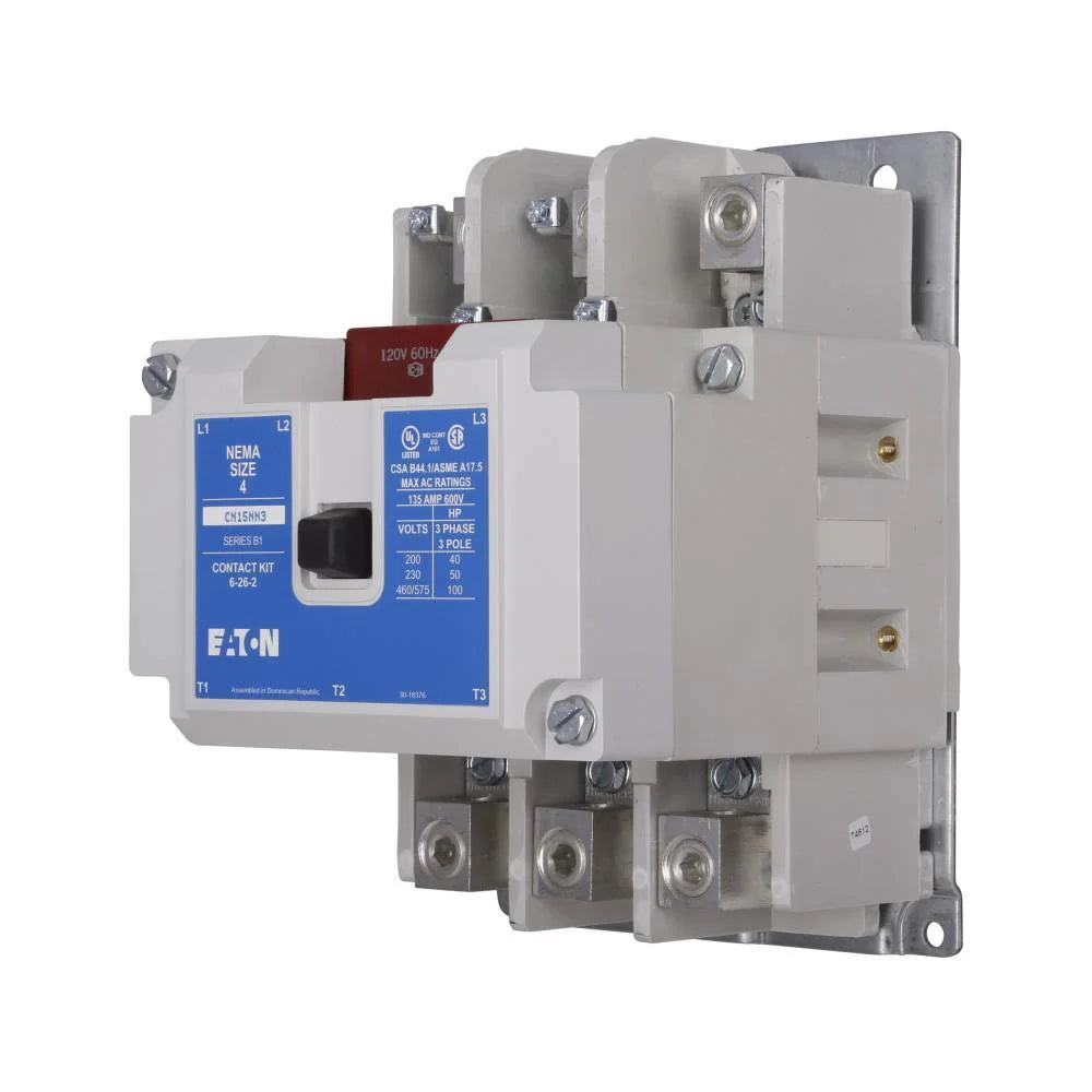 CN15NN3A - Eaton Cutler-Hammer - 135 Amp 3 Pole 600 Volt Magnetic Contactor