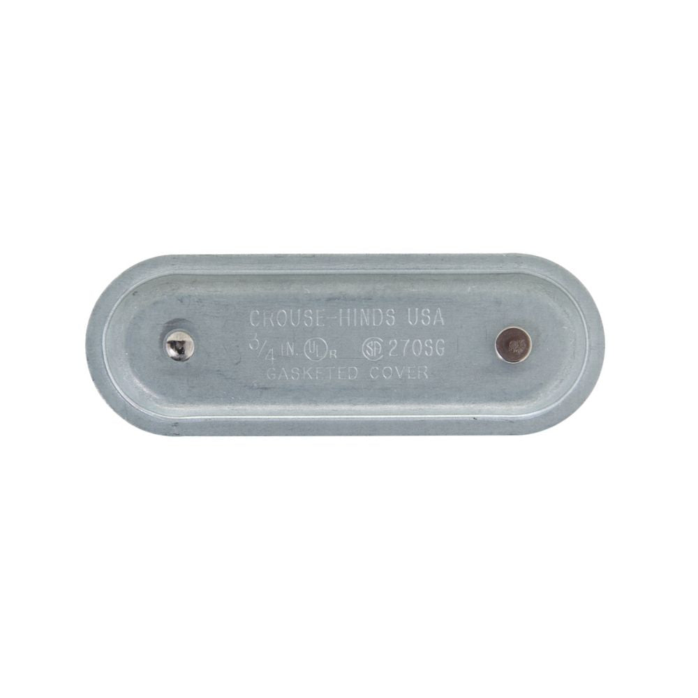 670SG - Eaton Crouse-Hinds Series - 2" Condulet Form 7 Snaptight Cover With Integral Gasket