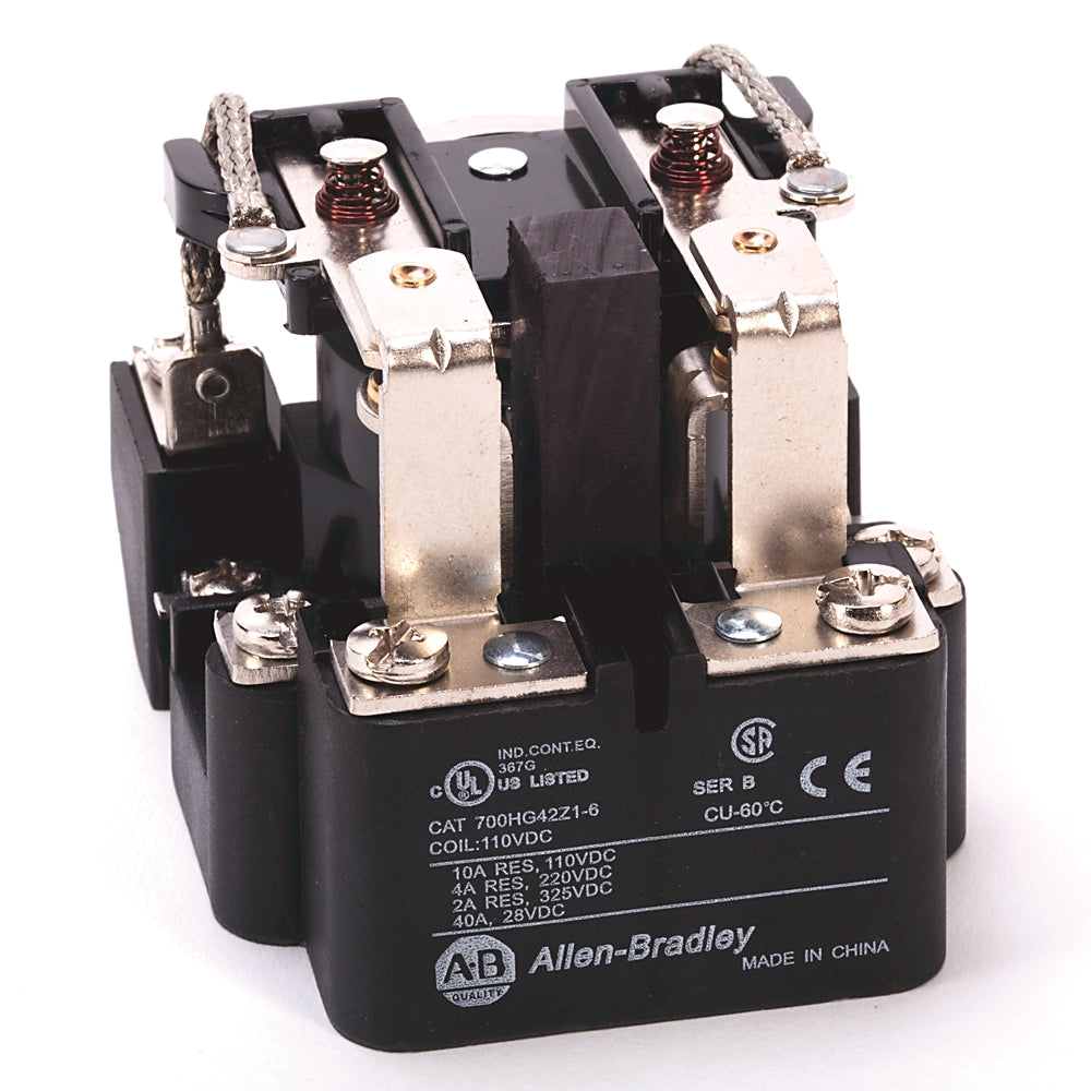 700HG47A1 - Allen-Bradley - 120V 50/60Hz Open Style Power Relay