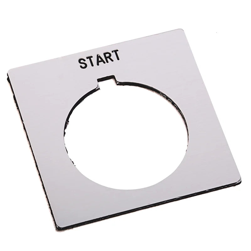 800HW551 - Allen-Bradley - 30mm 800H HAND-OFF-AUTO White Leg. Plate