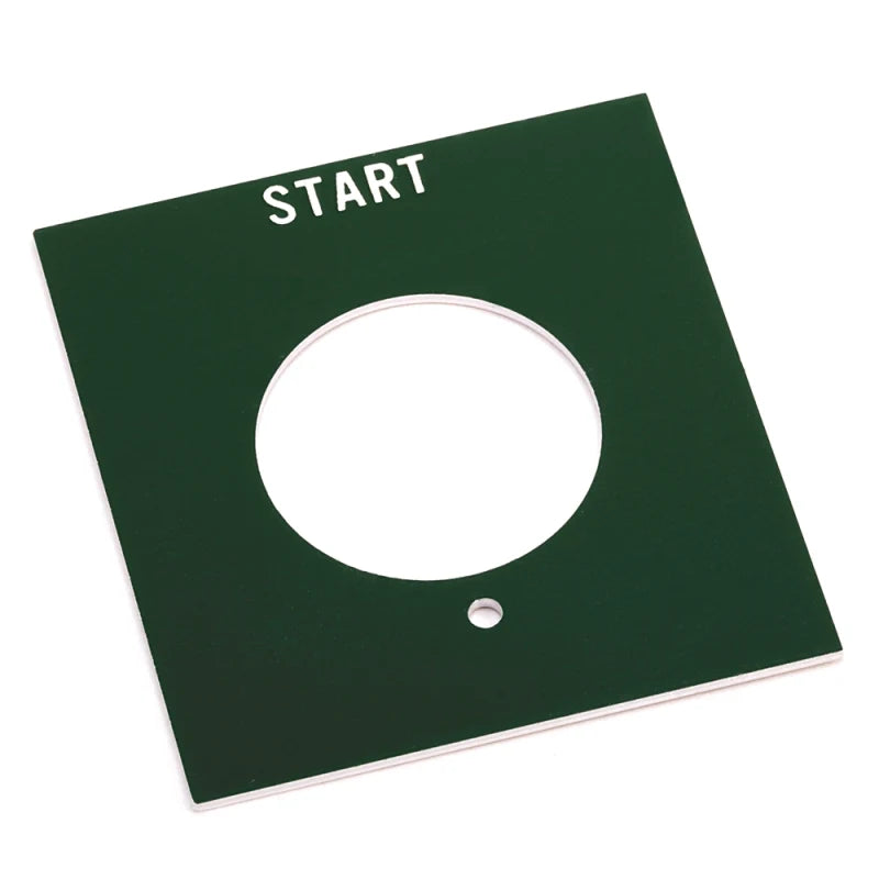 800HY47 - Allen-Bradley - 800H PB START Standard Legend Plate