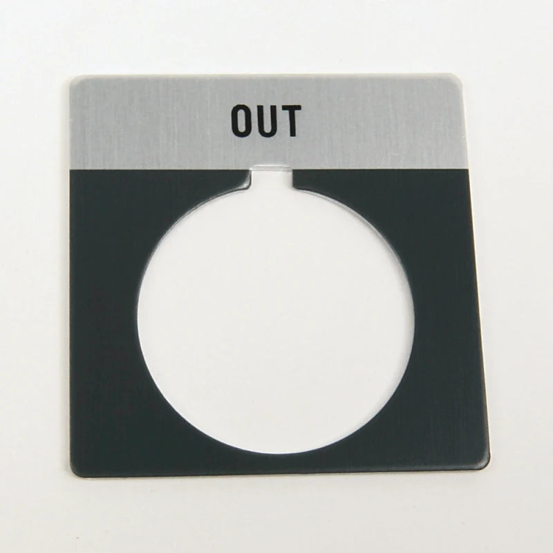 800TX538 - Allen-Bradley - 30mm 800T RESET Legend Plate