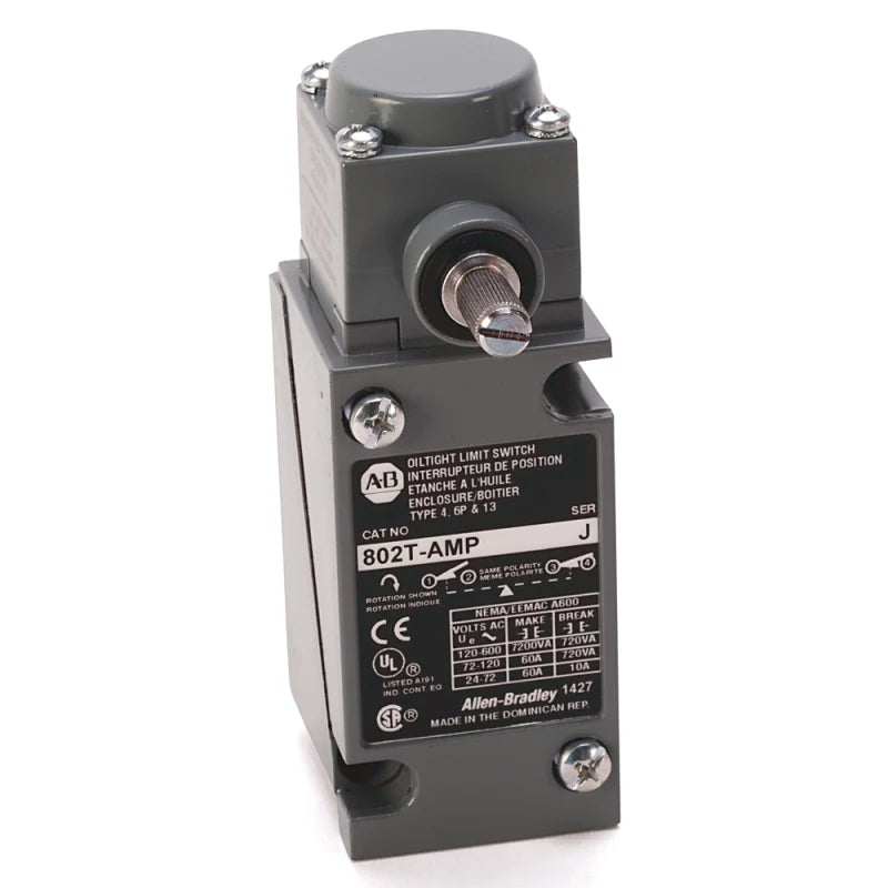 802TNPTP - Allen-Bradley - Metal Plug-In Oiltight Limit Switch