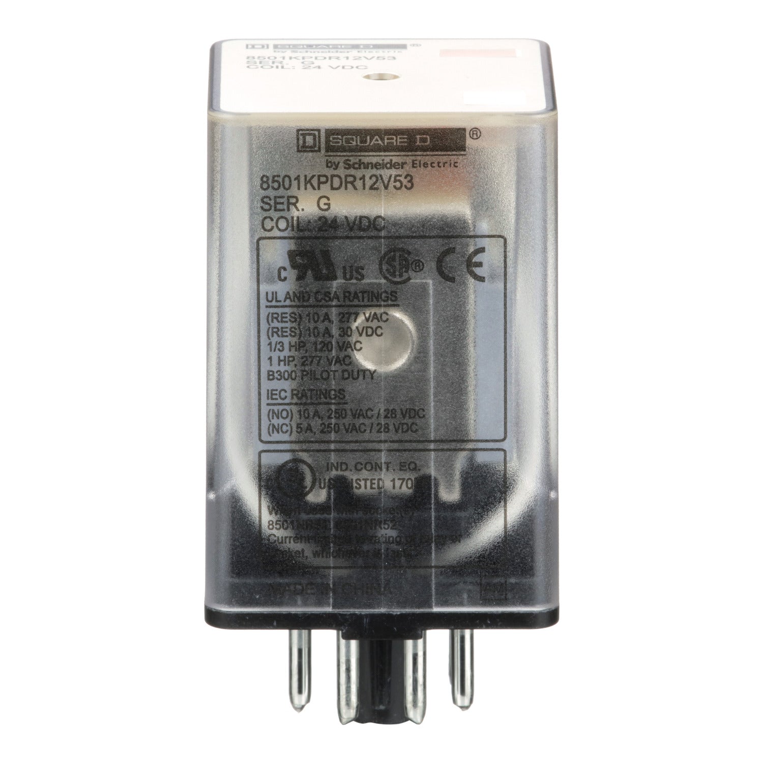8501KPDR12V53 - Schneider Electric - Square D 120 Vac Plug In Relay