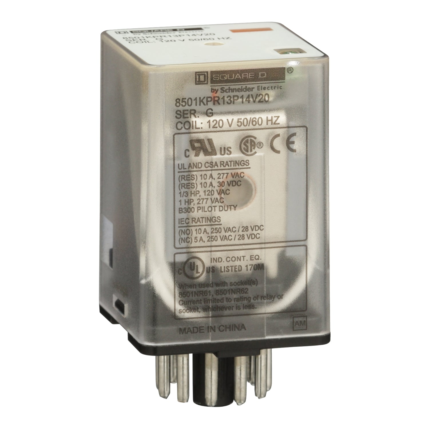 8501KPR12V24 - Schneider Electric - Square D General purpose Relay