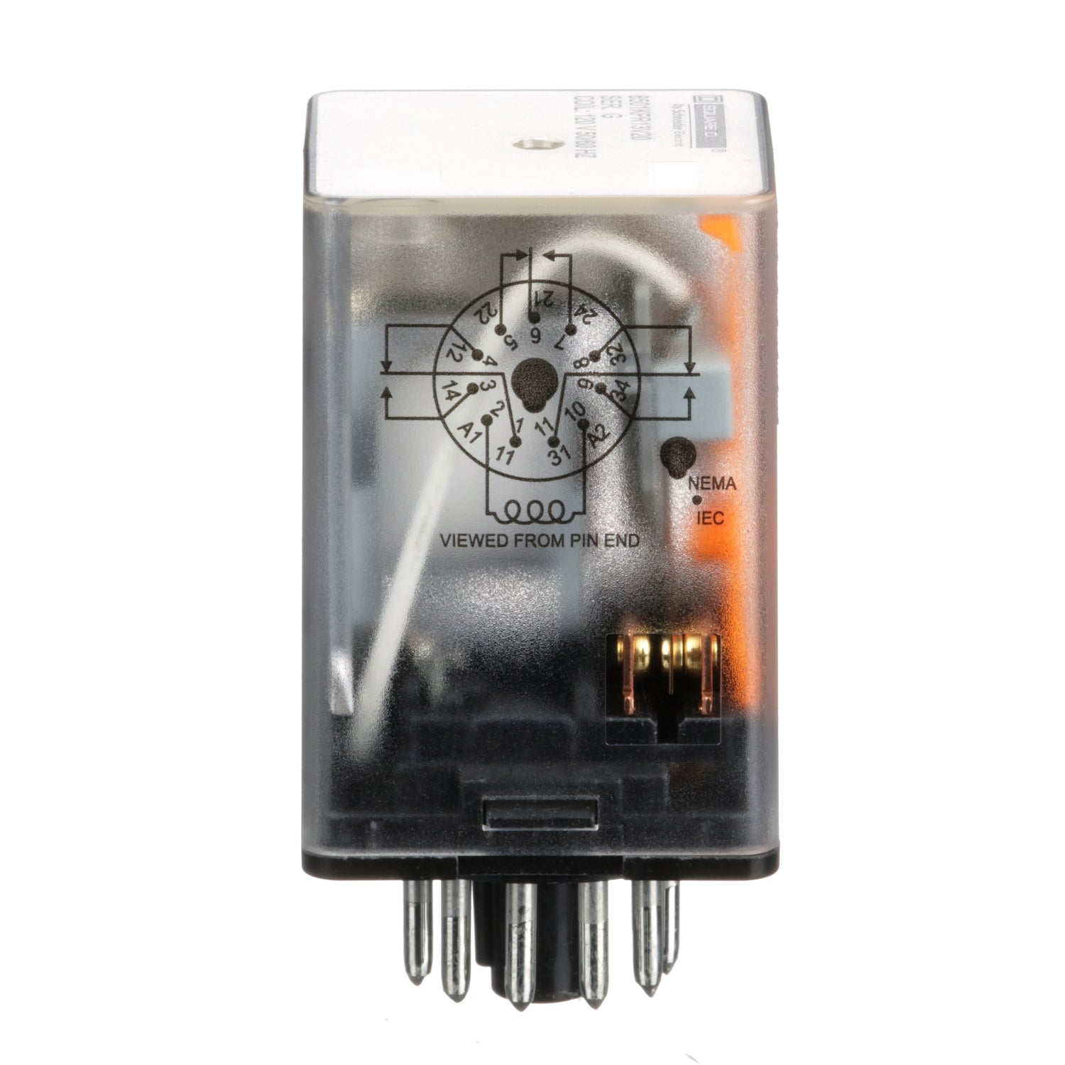 8501KPR13V20 - Schneider Electric - Square D 120V Plug In Relay