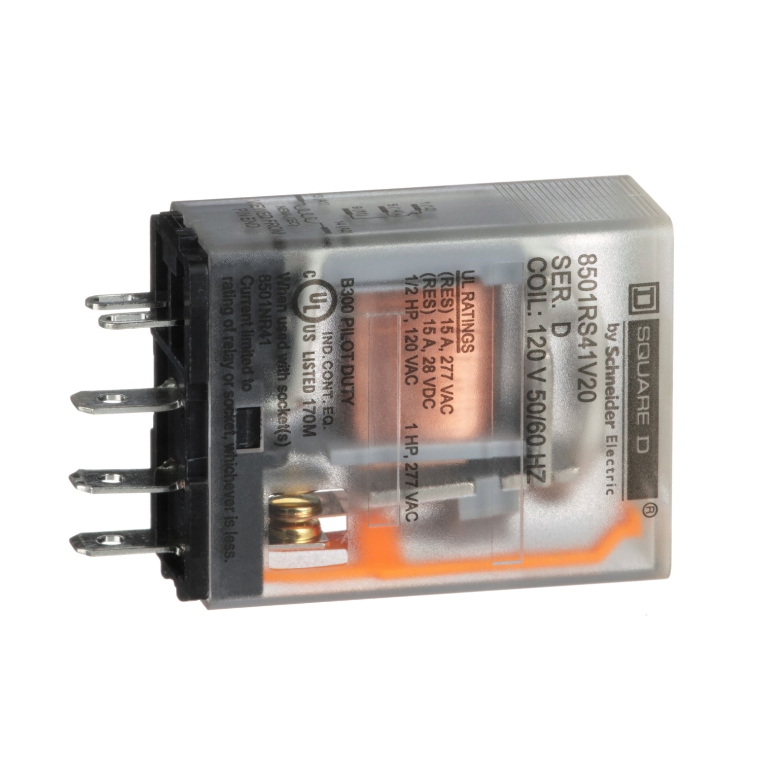 8501RS41V20 - Schneider Electric - Square D Standard Miniature Relay