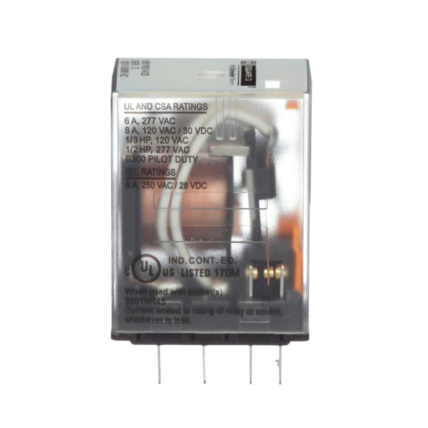 8501RS14V20 - Schneider Electric - Square D Relay Socket