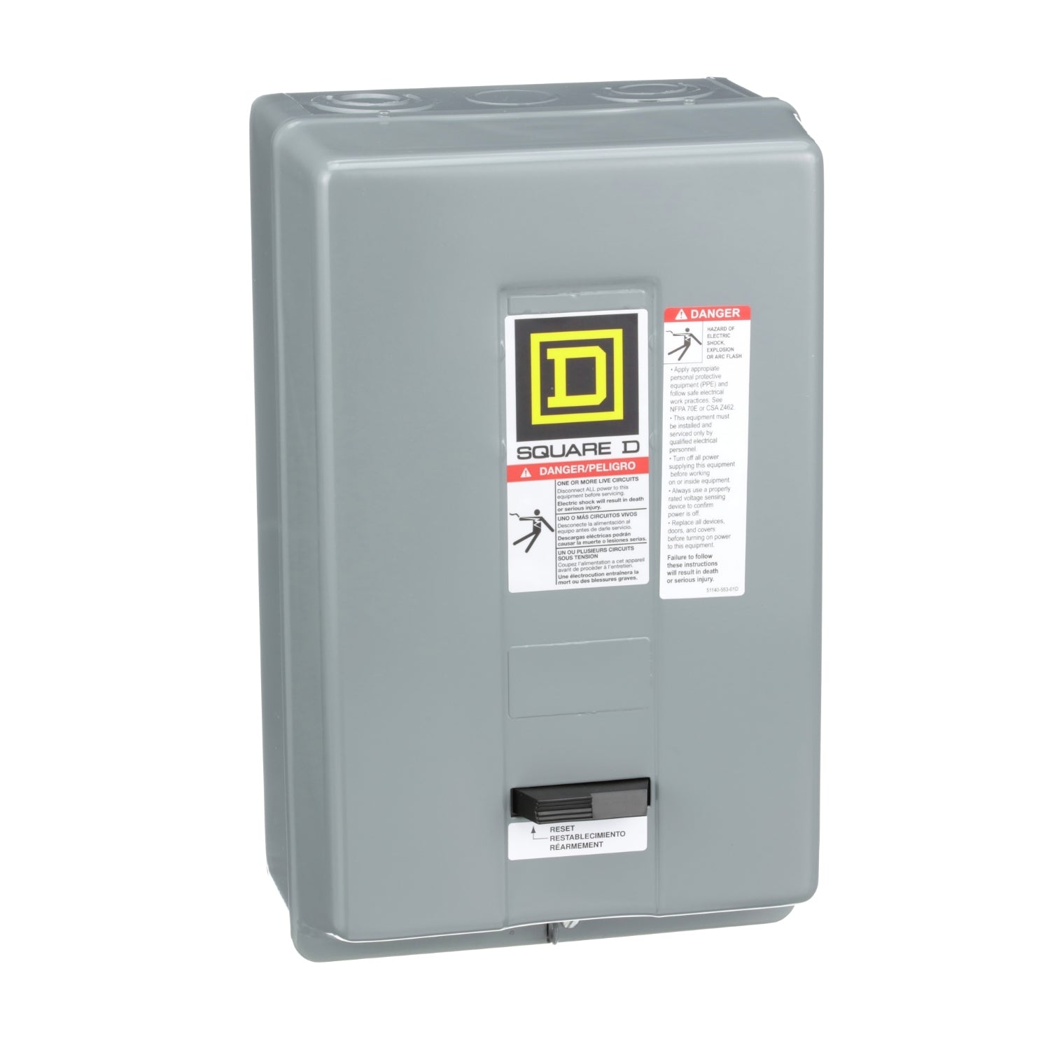 8536SDG1V02S - Schneider Electric - 45 Amp 3 Pole 600 Volt Square D Electric Motor Starter