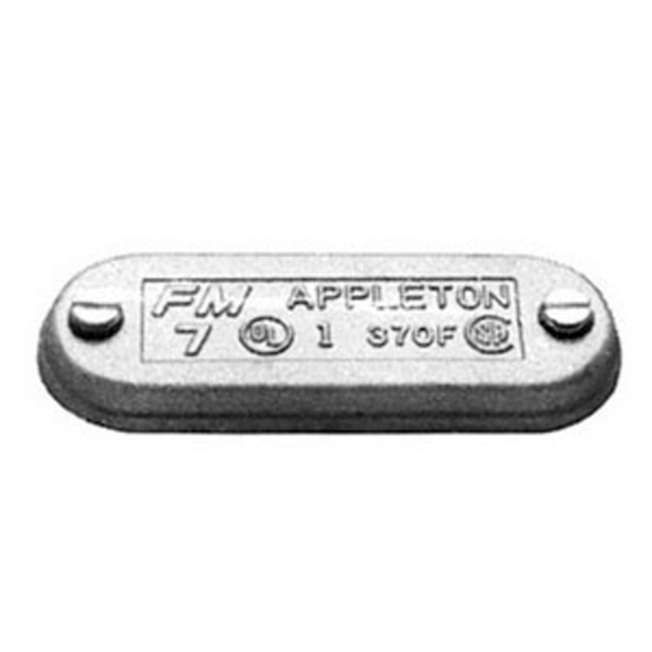 870SA - Appleton - 3" Form 7 Aluminum Conduit Body Cover