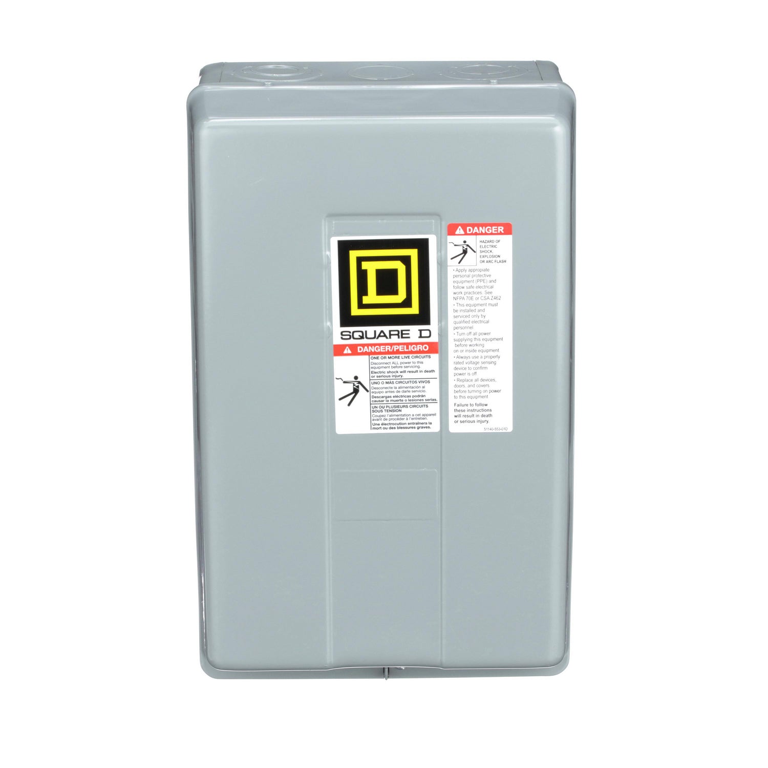 8903LG40V02 - Schneider Electric - 30 Amp 120 Volt Square D 30 Amp Lighting Contactor