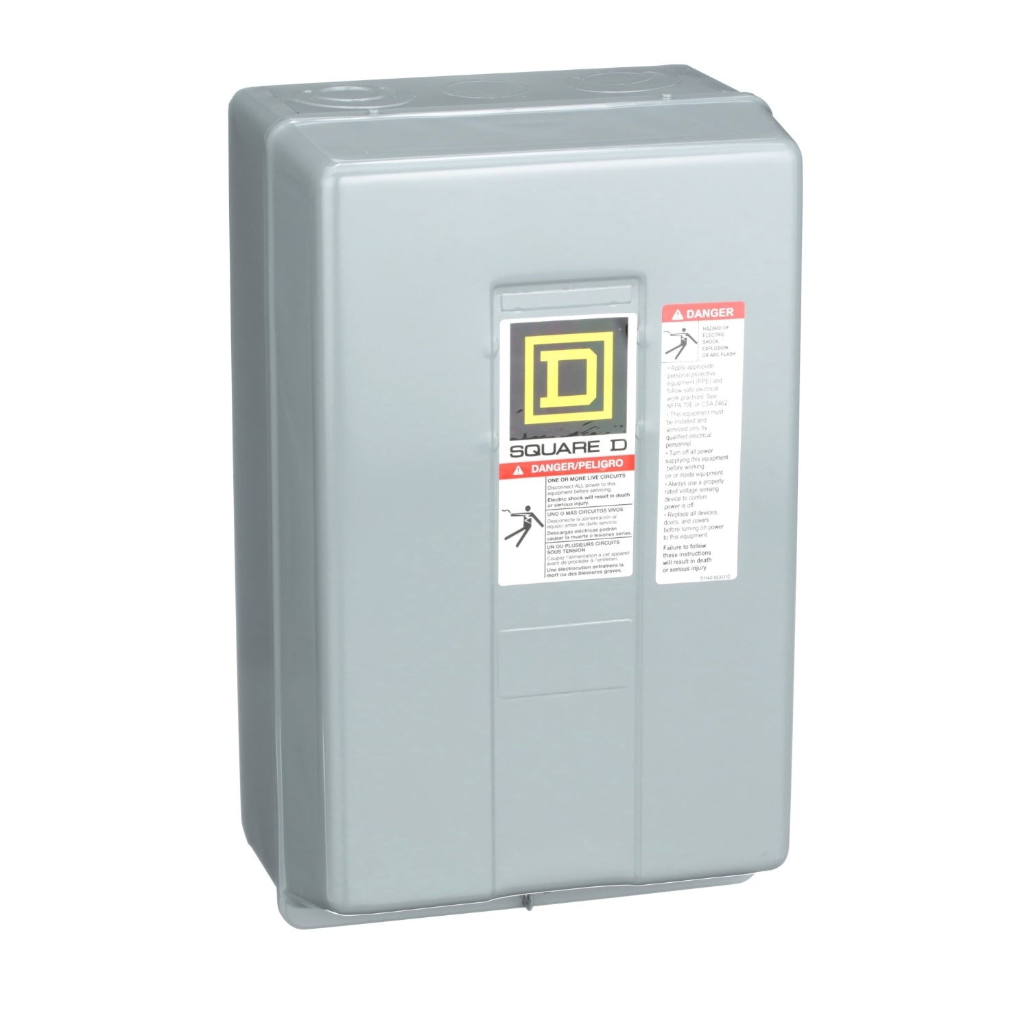 8903LG80V02 - Schneider Electric - 30 Amp 8 Pole 600 Volt Square D Contactor
