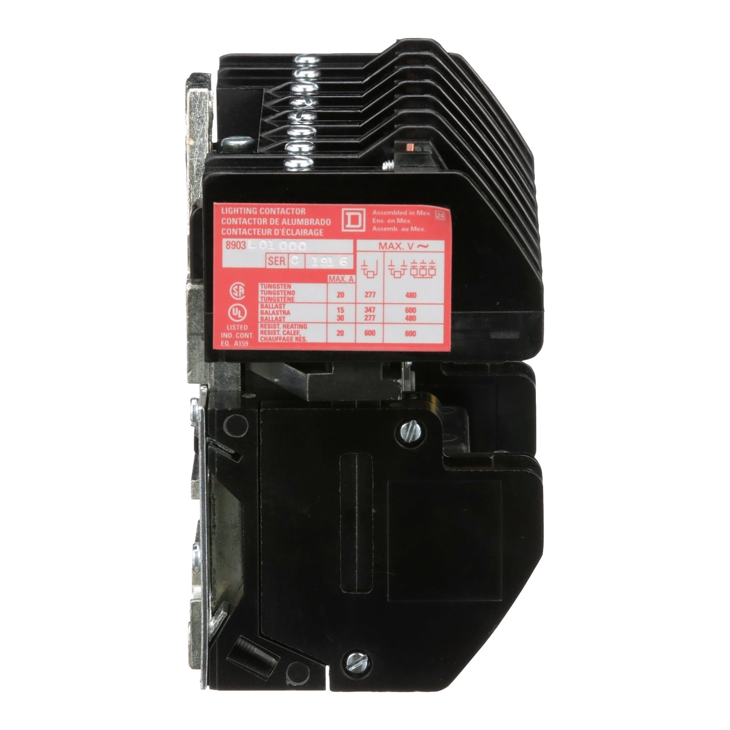 8903LO1000V02 - Schneider Electric - 30 Amp 10 Pole 600 V Square D Multipole Lighting