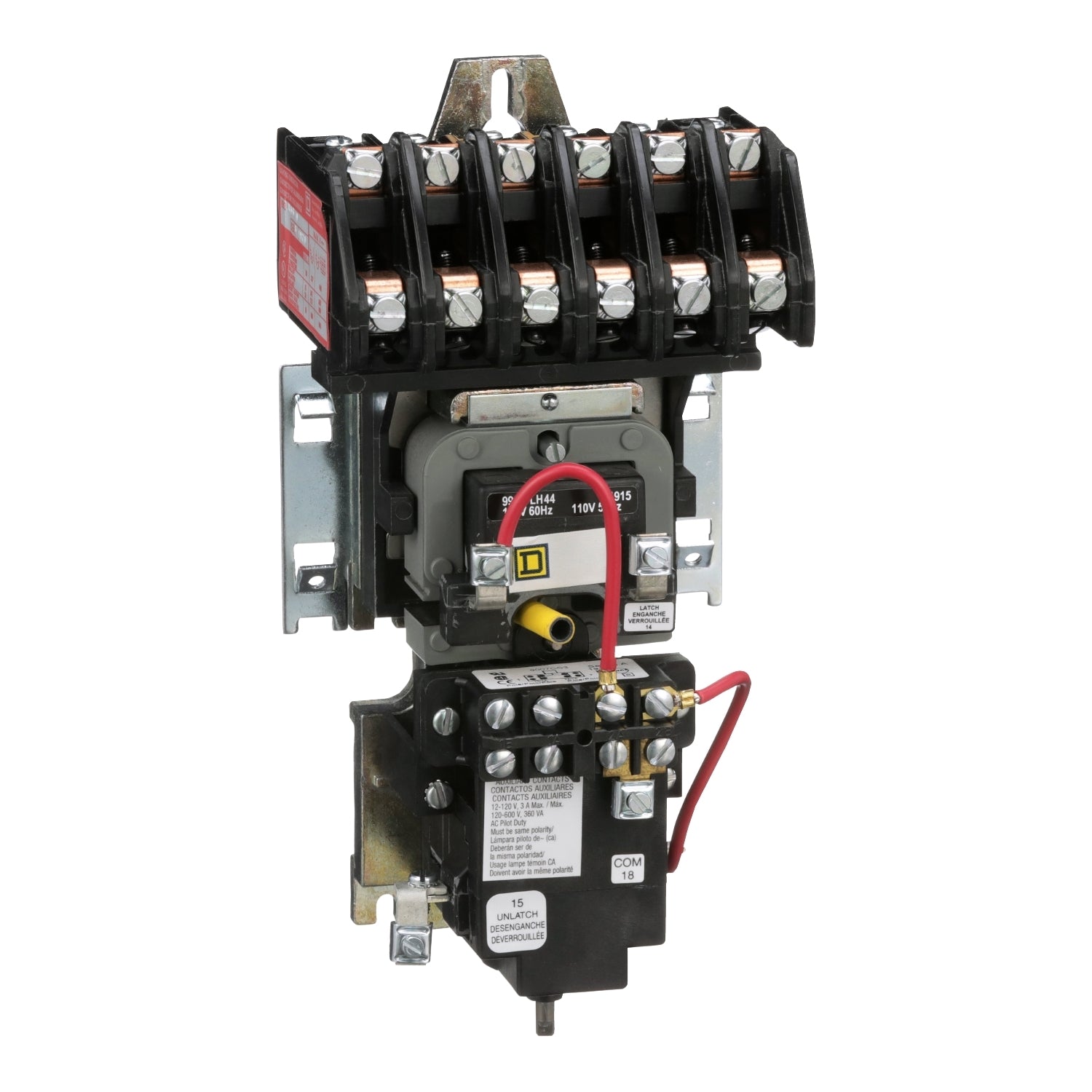 8903LXO60V02 - Schneider Electric - 30 Amp 6 Pole 600 V Square D Multipole Lighting