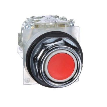 9001KR1RH13 - Square D - 30mm 1NO+1NC Full Guard Red Pushbutton
