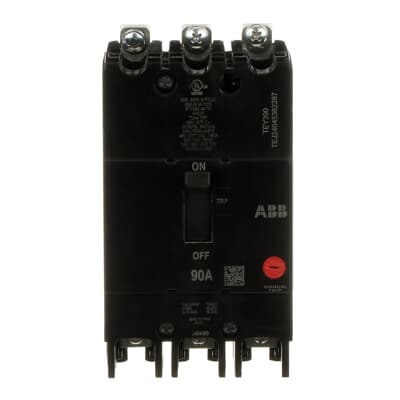 TEY390 - General Electric - 90 Amp 3 Pole 480 V Circuit Breaker