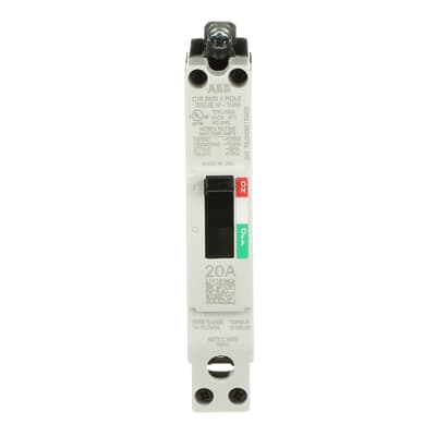 TEYL1020B - General Electric - 20A 1 Pole 480/277V Bolt-On Circuit Breaker 65kA