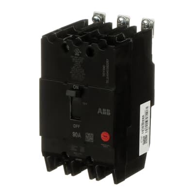 TEY390 - General Electric - 90 Amp 3 Pole 480 V Circuit Breaker