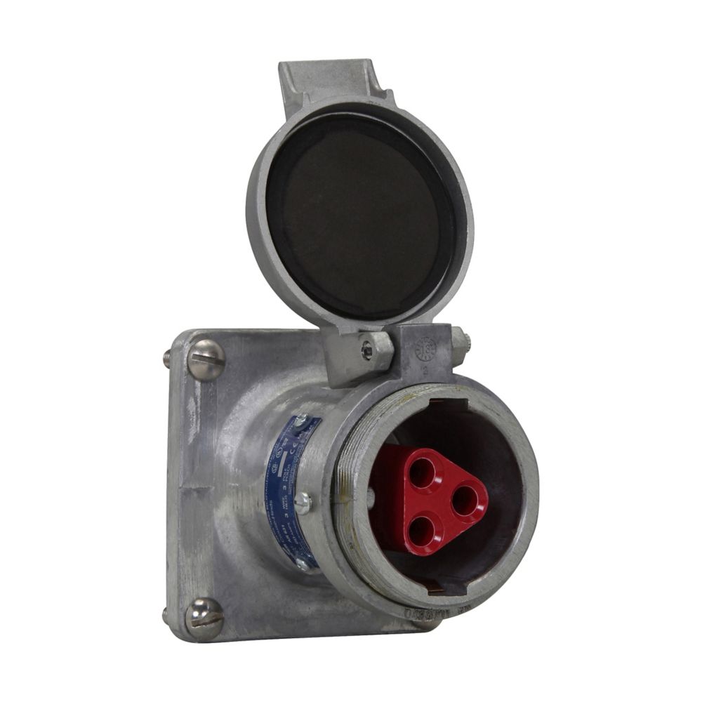 AR341 - Eaton Crouse-Hinds Series - 30A 4-Wire 4-Pole Copper-Free Aluminum Arktite AR Receptacle
