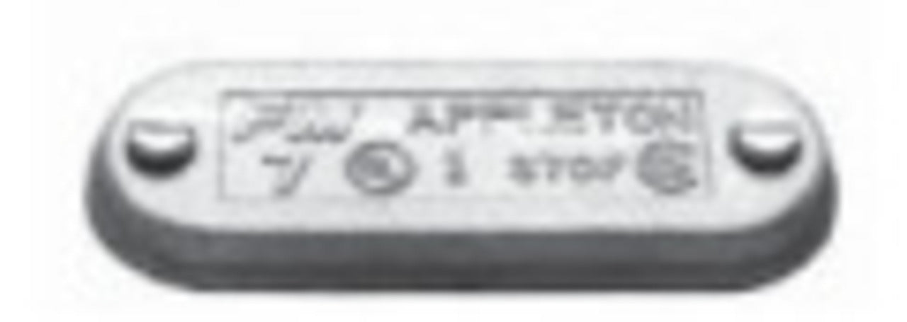 170F - Appleton - 1/2" Form 7 Iron Alloy Conduit Body Cover