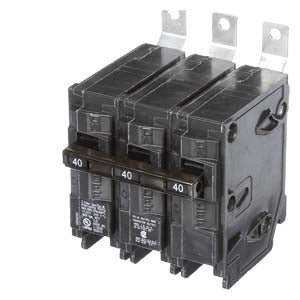 B340 - Siemens - 40 Amp 3-Pole 240 Volt Circuit Breakers