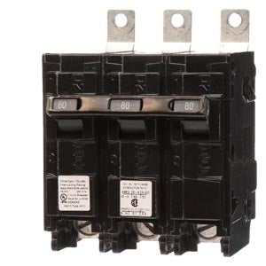 B380HH - Siemens - 80 Amp 3-Pole 240 Volt Circuit Breakers