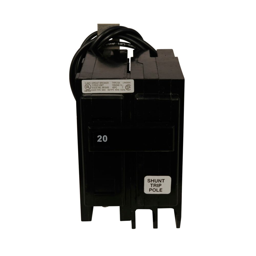 BAB1020S - Eaton Cutler Hammer - 20A 120/240V BAB Thermal Magnetic Circuit Breaker