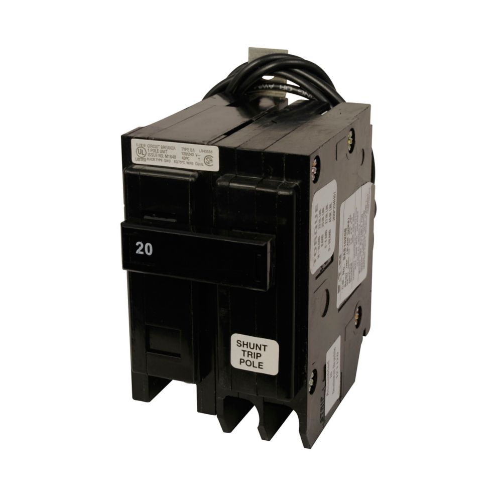 BAB1020S - Eaton Cutler Hammer - 20A 120/240V BAB Thermal Magnetic Circuit Breaker