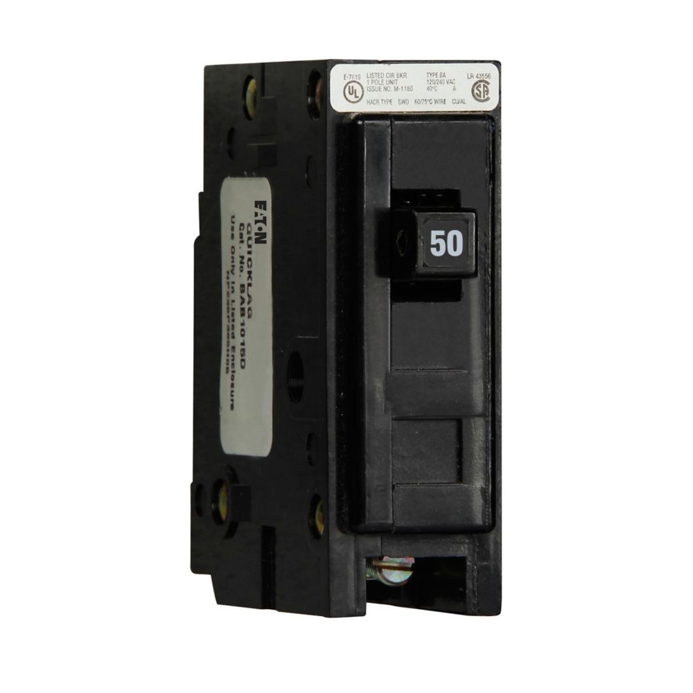 BAB1050 - Eaton Cutler-Hammer - Bolt-On 50 Amp 1 Pole 120 Volt 50 Amp Circuit Breaker