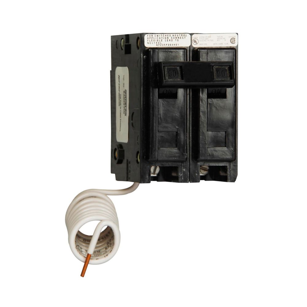BAB2090 - Eaton Cutler Hammer - 90A 120/240 V Two-Pole BAB Thermal Magnetic Circuit Breaker