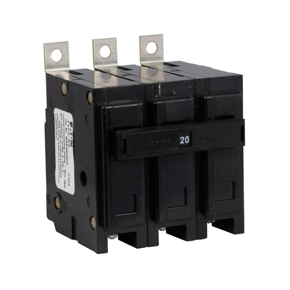 BAB3020H - Eaton Cutler-Hammer - Bolt-On 20 Amp 3 Pole 240 Volt Circuit Breaker