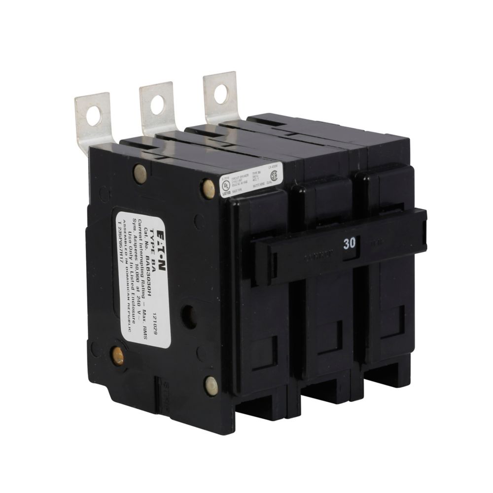 BAB3050H - Eaton Cutler-Hammer - Bolt-On 50 Amp 3 Pole 240 Volt Circuit Breaker