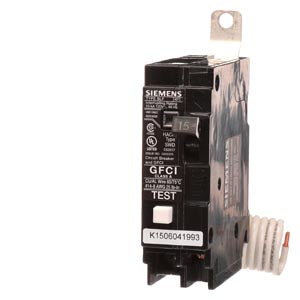 BF115 - Siemens - 15 Amp 120V 1 Pole Circuit Breaker