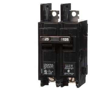 BQ2B125 - Siemens - 125 Amp 2-Pole 240 Volt Circuit Breakers