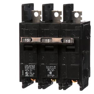 BQ3B015 - Siemens - 15 Amp 3-Pole 240 Volt Circuit Breakers