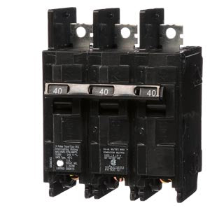 BQ3B040 - Siemens - 40 Amp 3-Pole 240 Volt Circuit Breakers
