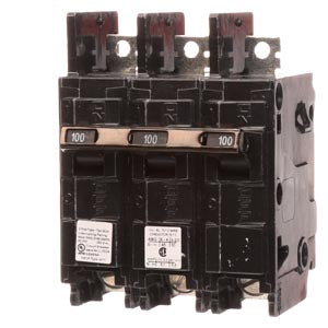 BQ3B100H - Siemens - 100 Amp 3-Pole 240 Volt Circuit Breakers