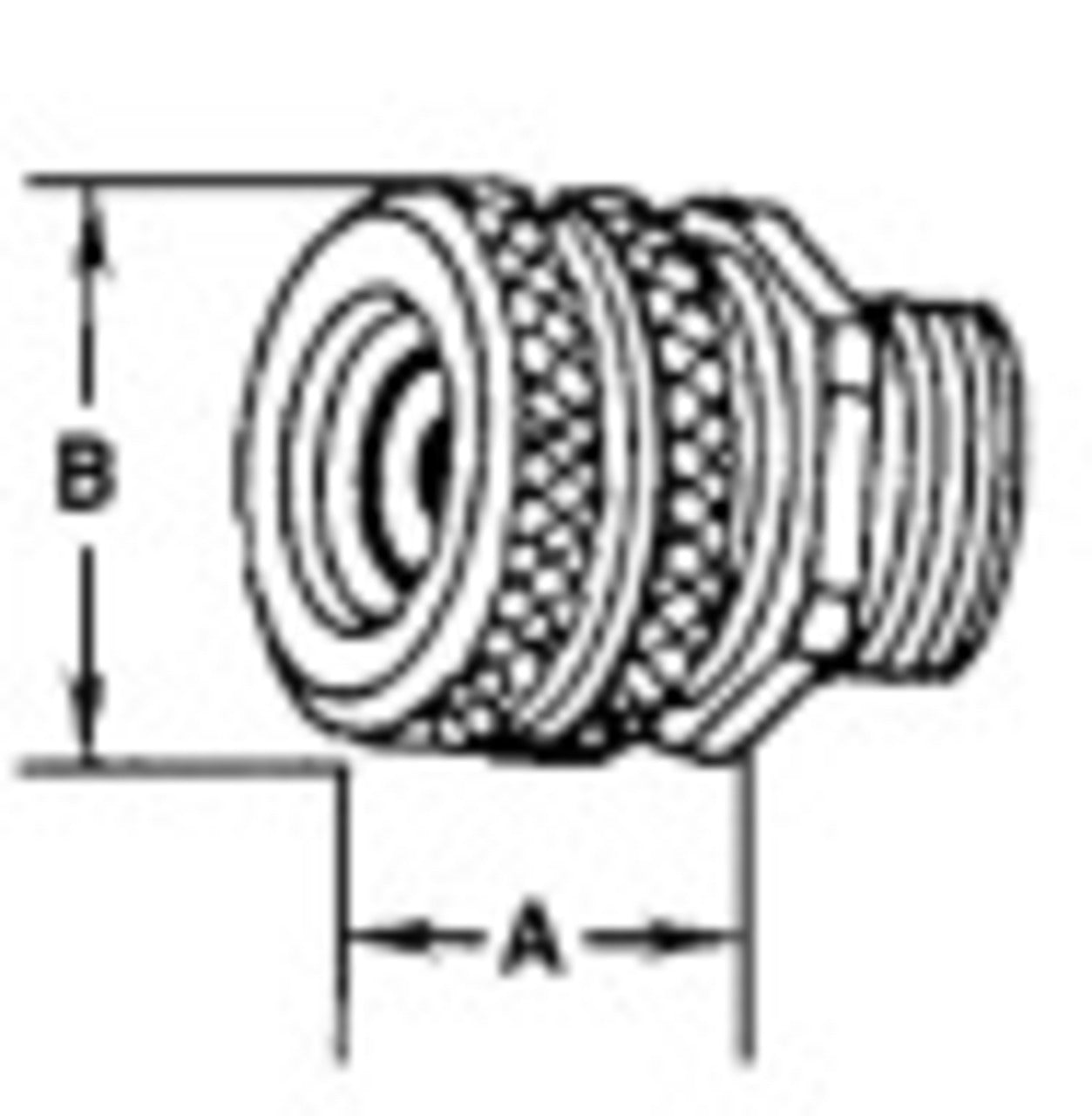 CG3775 - Appleton - 3/4" Straight Aluminum Liquidtight Strain Relief Connector