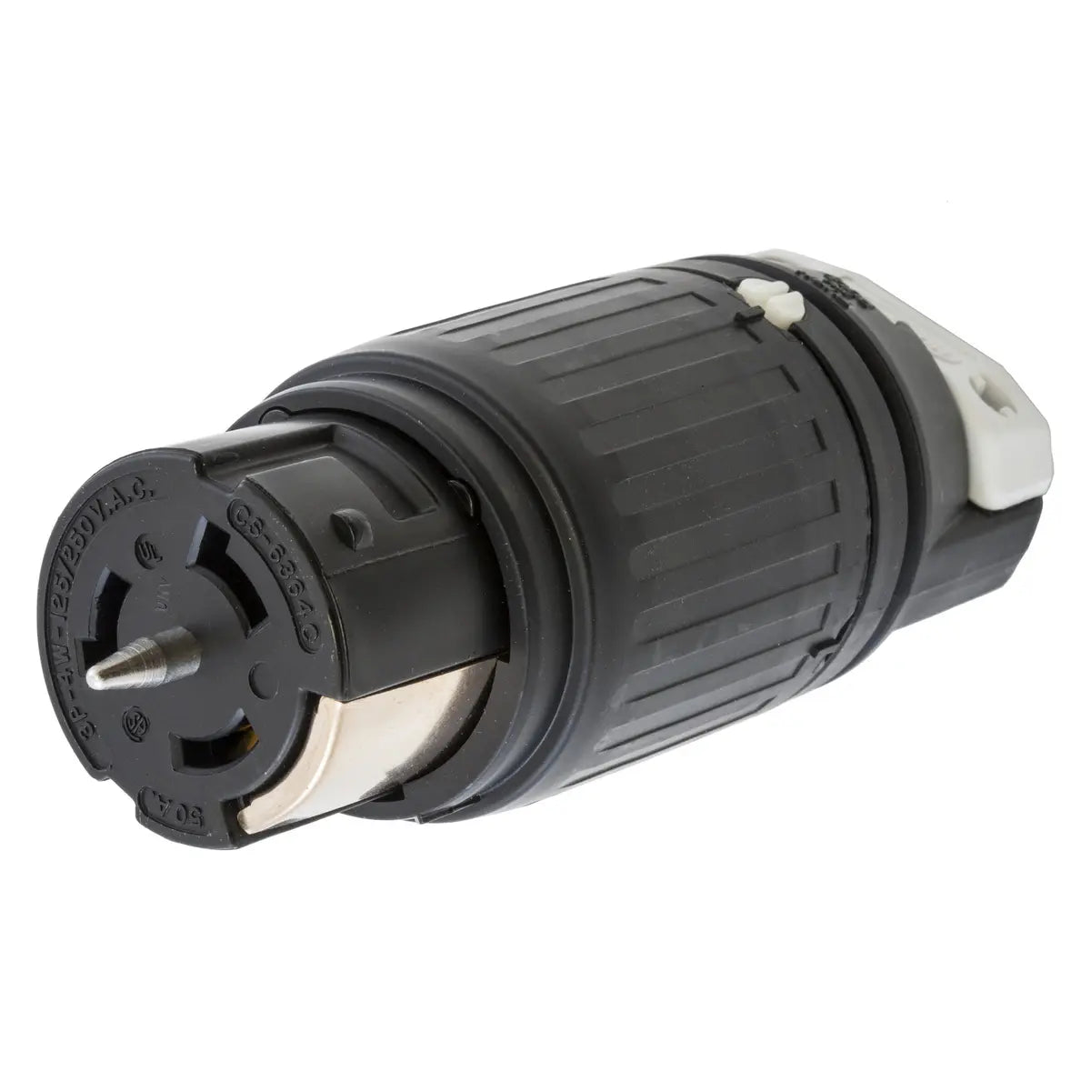CS6364C - Hubbell Wiring Device-Kellems - 50A 125/250V 3-Pole 4-Wire Grounding Twist-Lock Female Connector