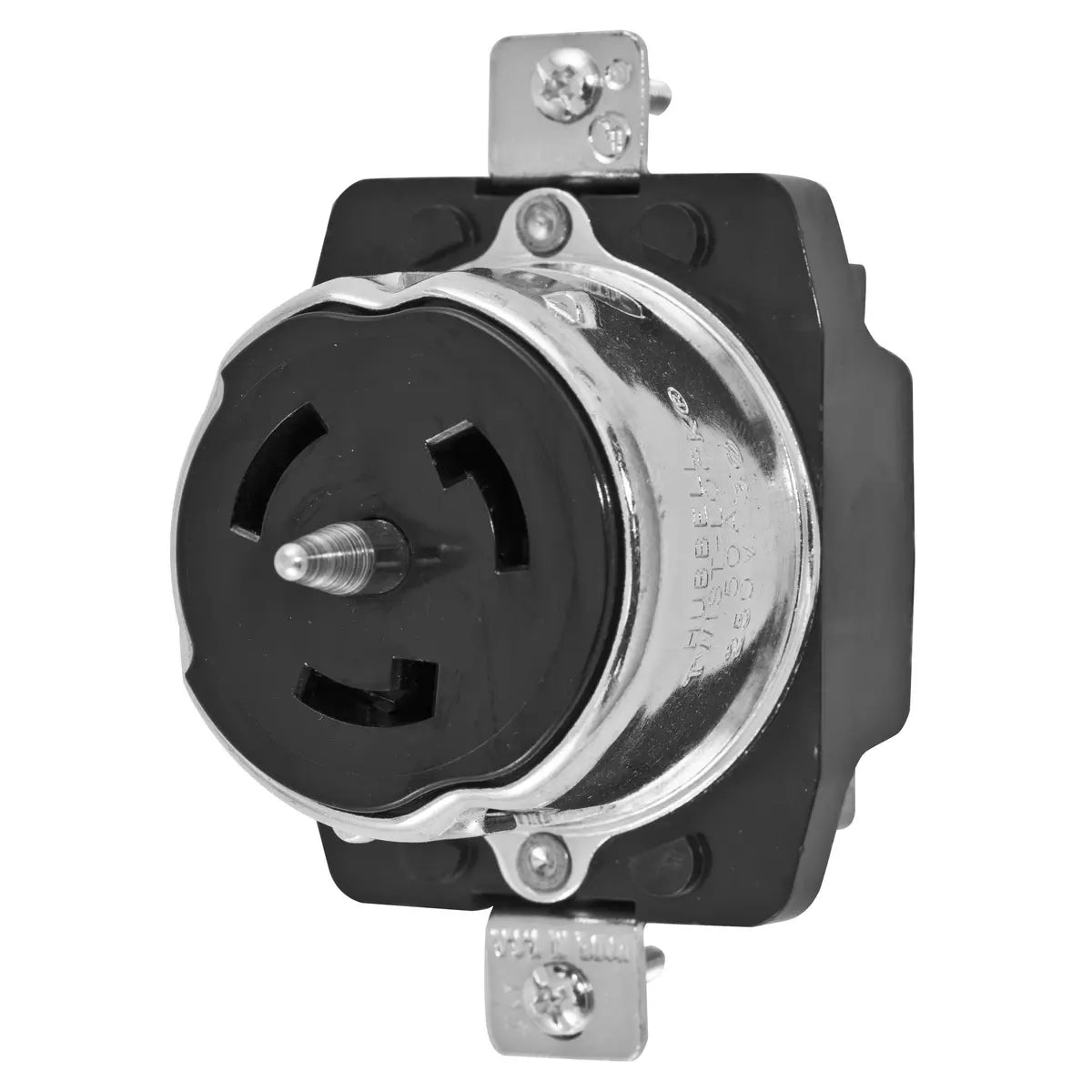CS8369 - Hubbell Wiring Device-Kellems - 50A 3‑Phase 250V AC 3‑Pole 4‑Wire Grounding Twist‑Lock Receptacle