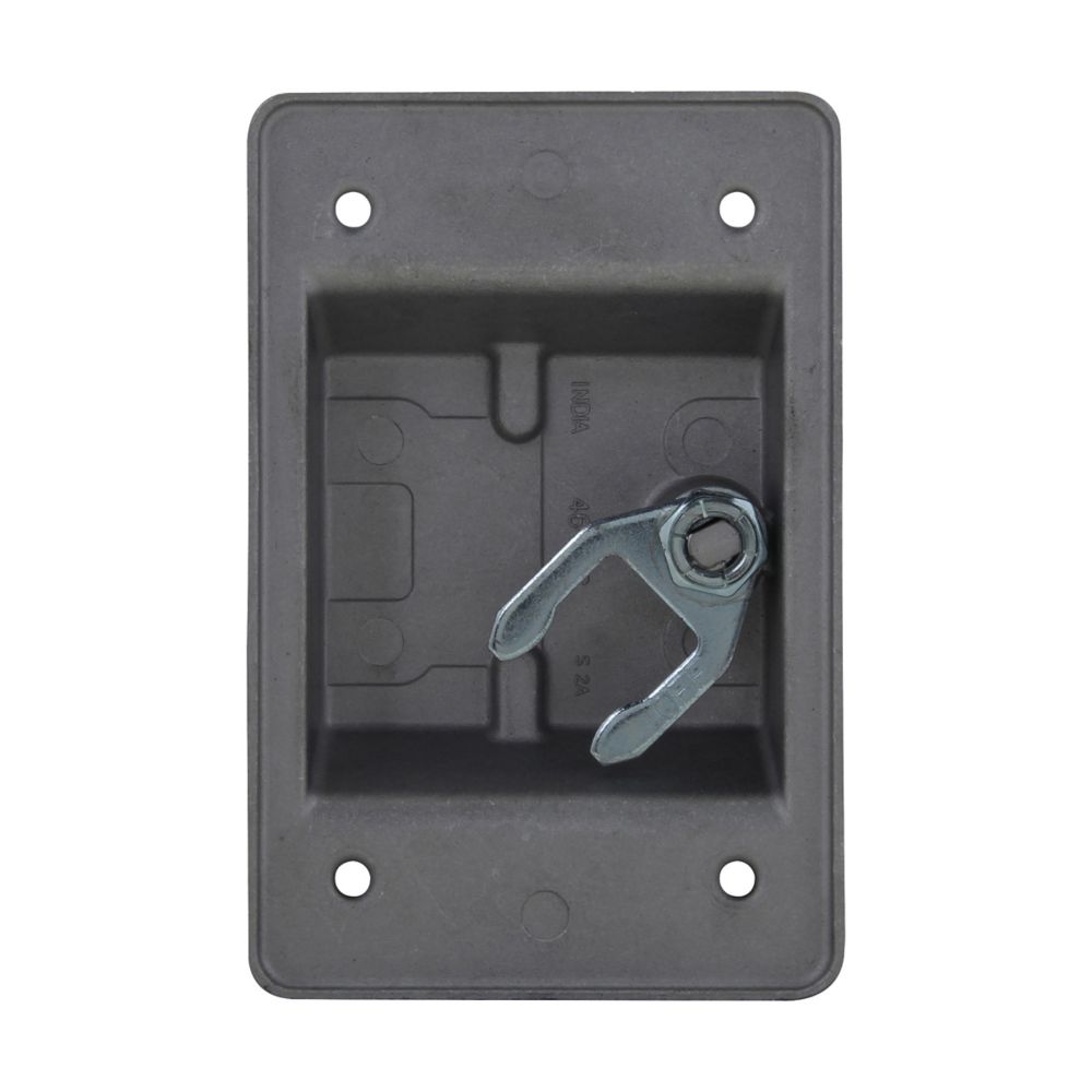 DS185 - Eaton Crouse-Hinds Series - Die Cast Aluminum Single-Gang DS Raintight Snap Switch Cover