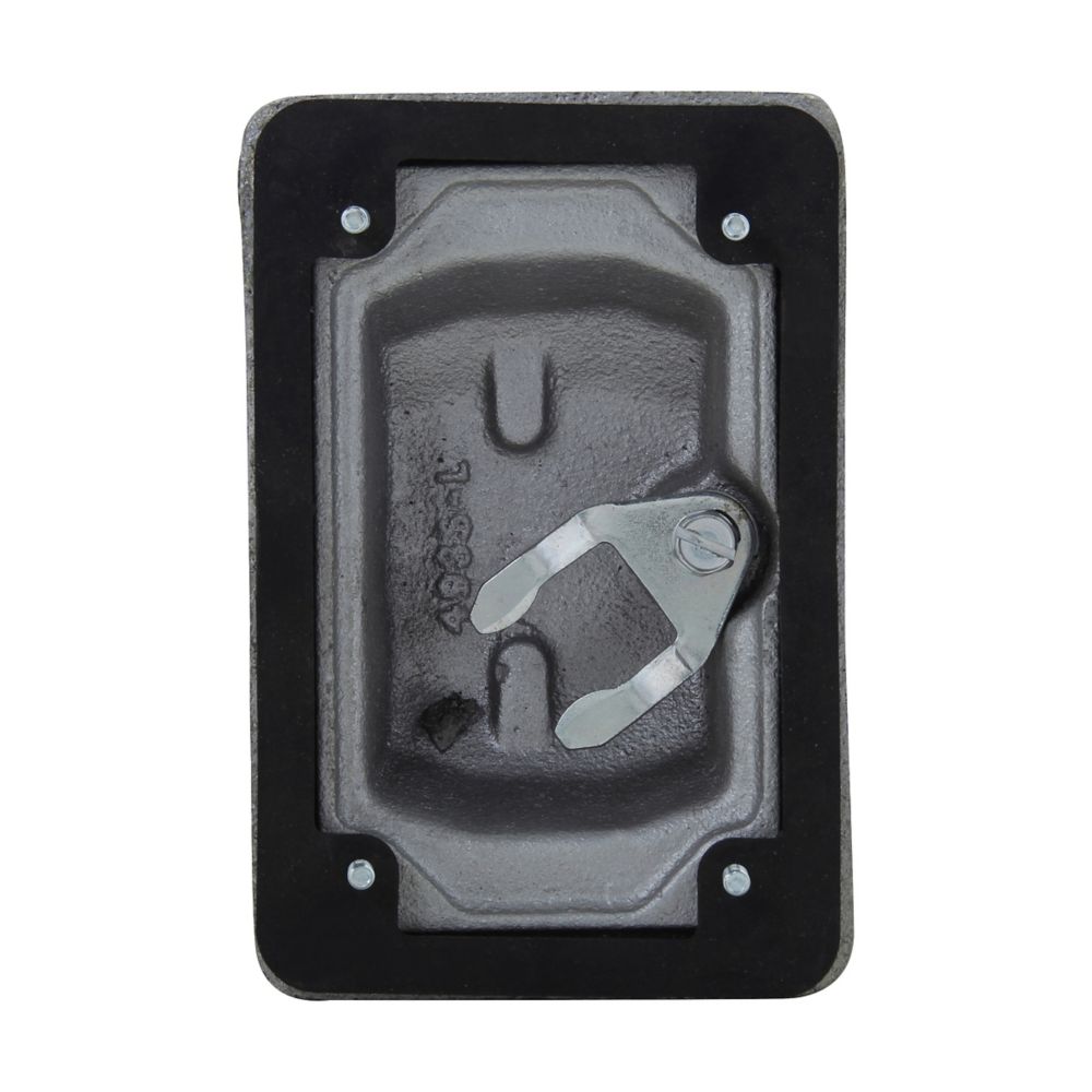 DS199 - Eaton Crouse-Hinds Series - Feraloy Iron Alloy Single-Gang DS Manual Motor Starter Switch Cover