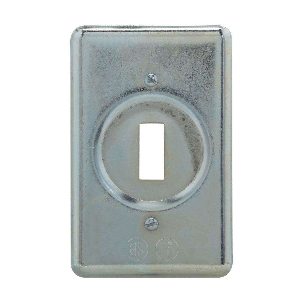 DS32 - Eaton Crouse-Hinds Series - Sheet Steel Surface Mount Single-Gang DS Snap or Toggle Switch Cover