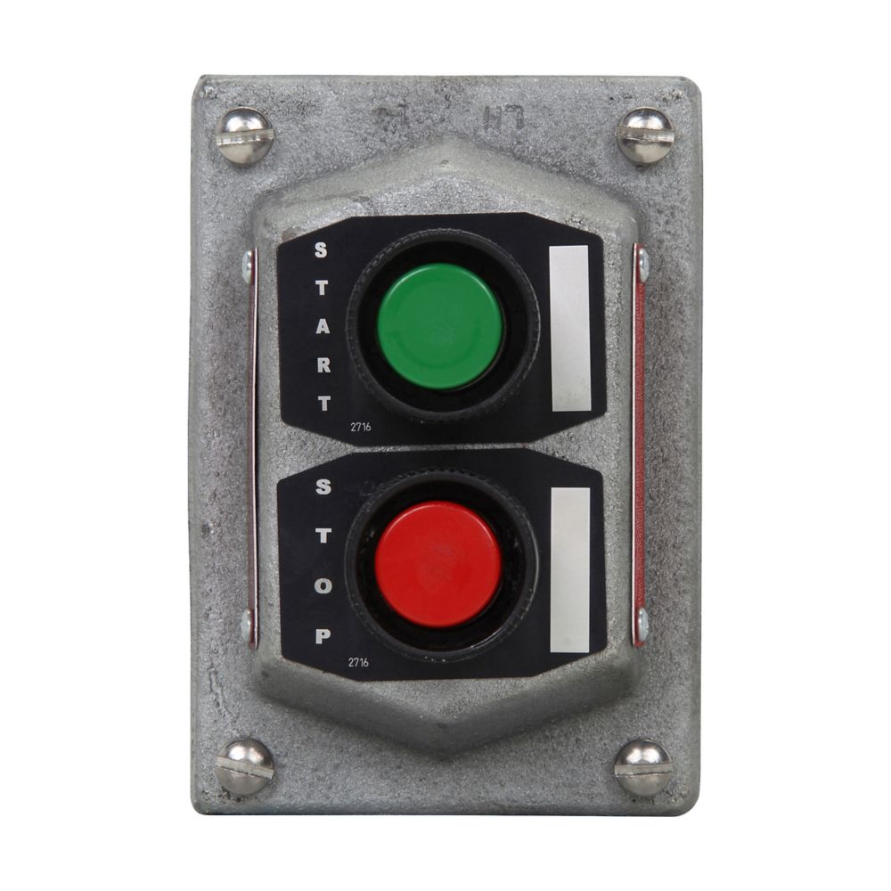DS454 - Eaton Crouse-Hinds Series - Feraloy Iron Alloy Double Pushbutton Flexstation DS Cover