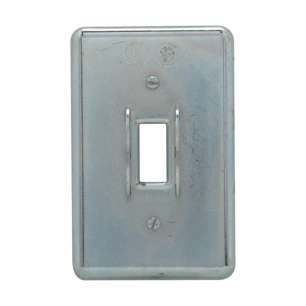 DS52 - Eaton Crouse-Hinds Series - Sheet Steel Single-Gang DS Snap or Toggle Switch Cover