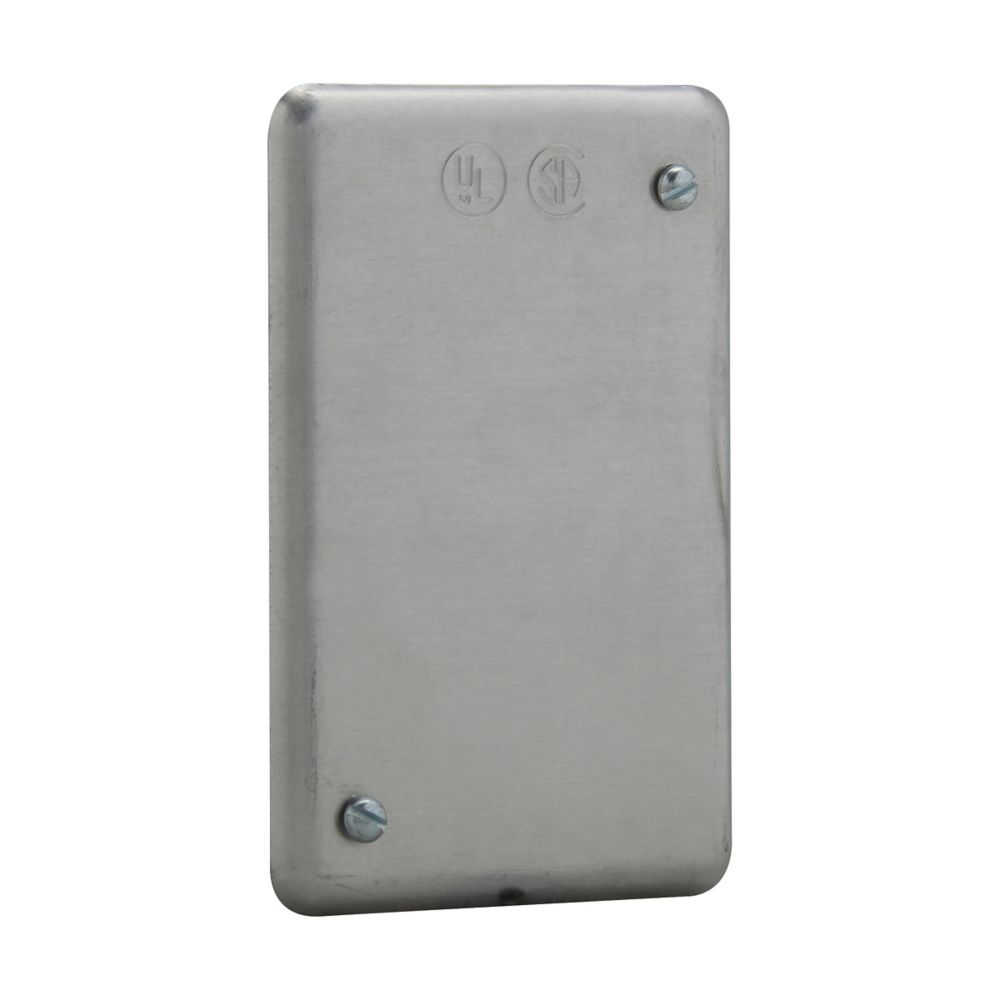 DSS100 - Eaton Crouse-Hinds Series - Sheet Steel Single-Gang DS Blank Cover